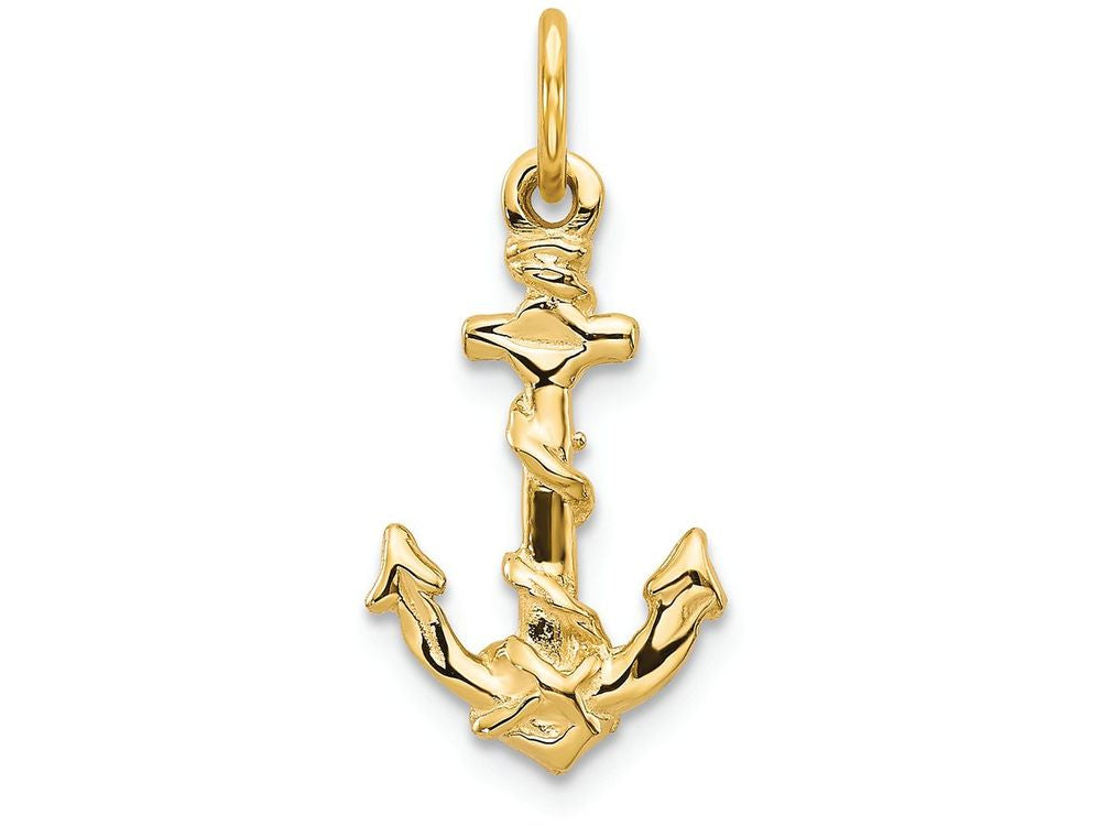 FJC Finejewelers 14k Yellow Gold Anchor Charm