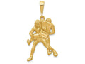 FJC Finejewelers 14k Yellow Gold Satindc Wrestling Charm