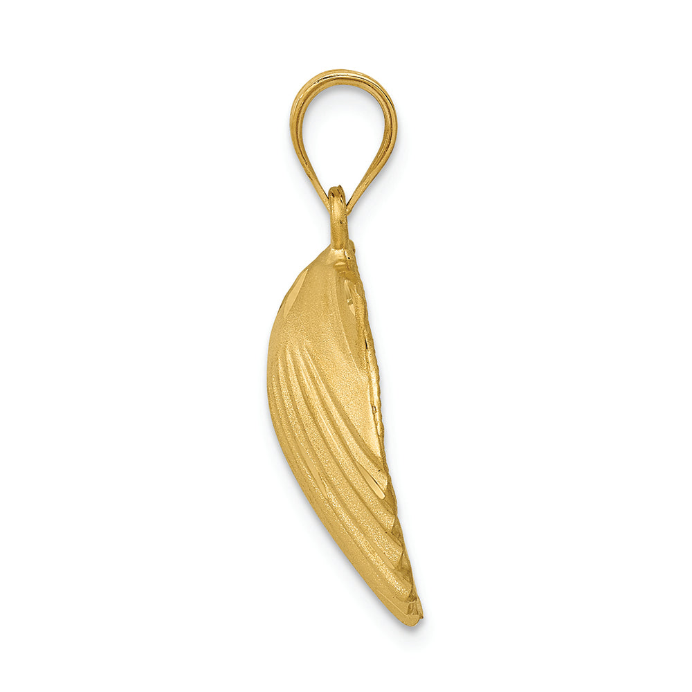FJC Finejewelers 14k Yellow Gold Seashell Charm