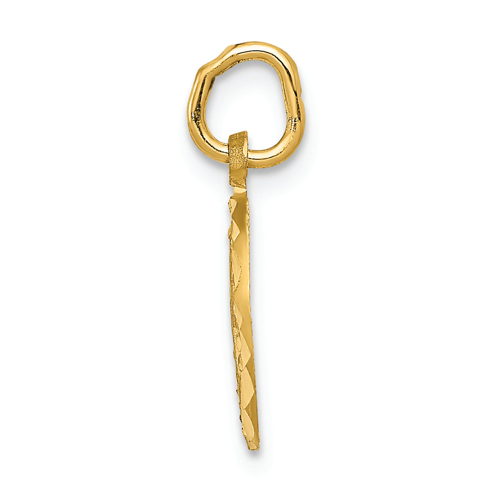 FJC Finejewelers 14k Yellow Gold Eternal Life Cross Charm