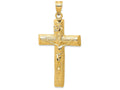 FJC Finejewelers 14k Yellow Gold Crucifix Charm