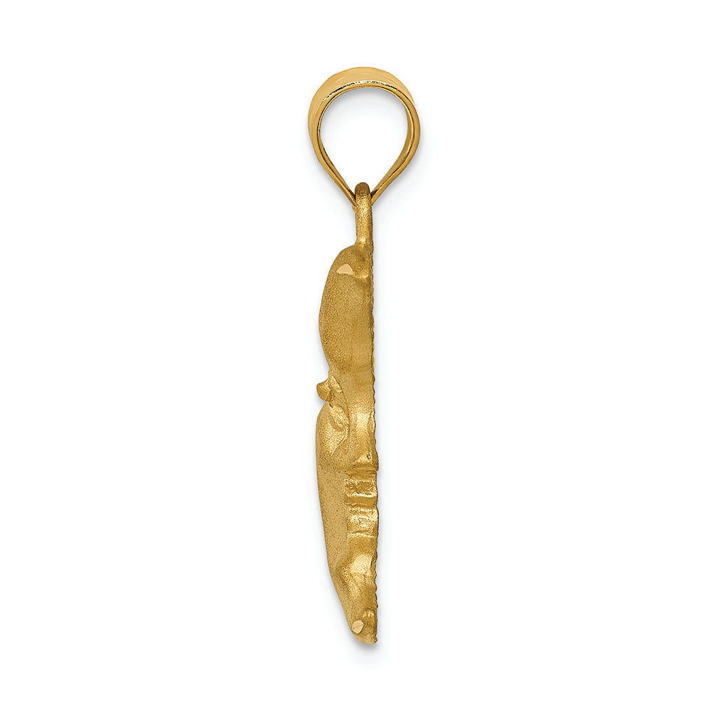 FJC Finejewelers 14k Yellow Gold Moon Charm