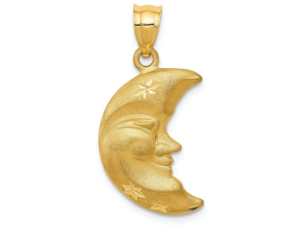 FJC Finejewelers 14k Yellow Gold Moon Charm