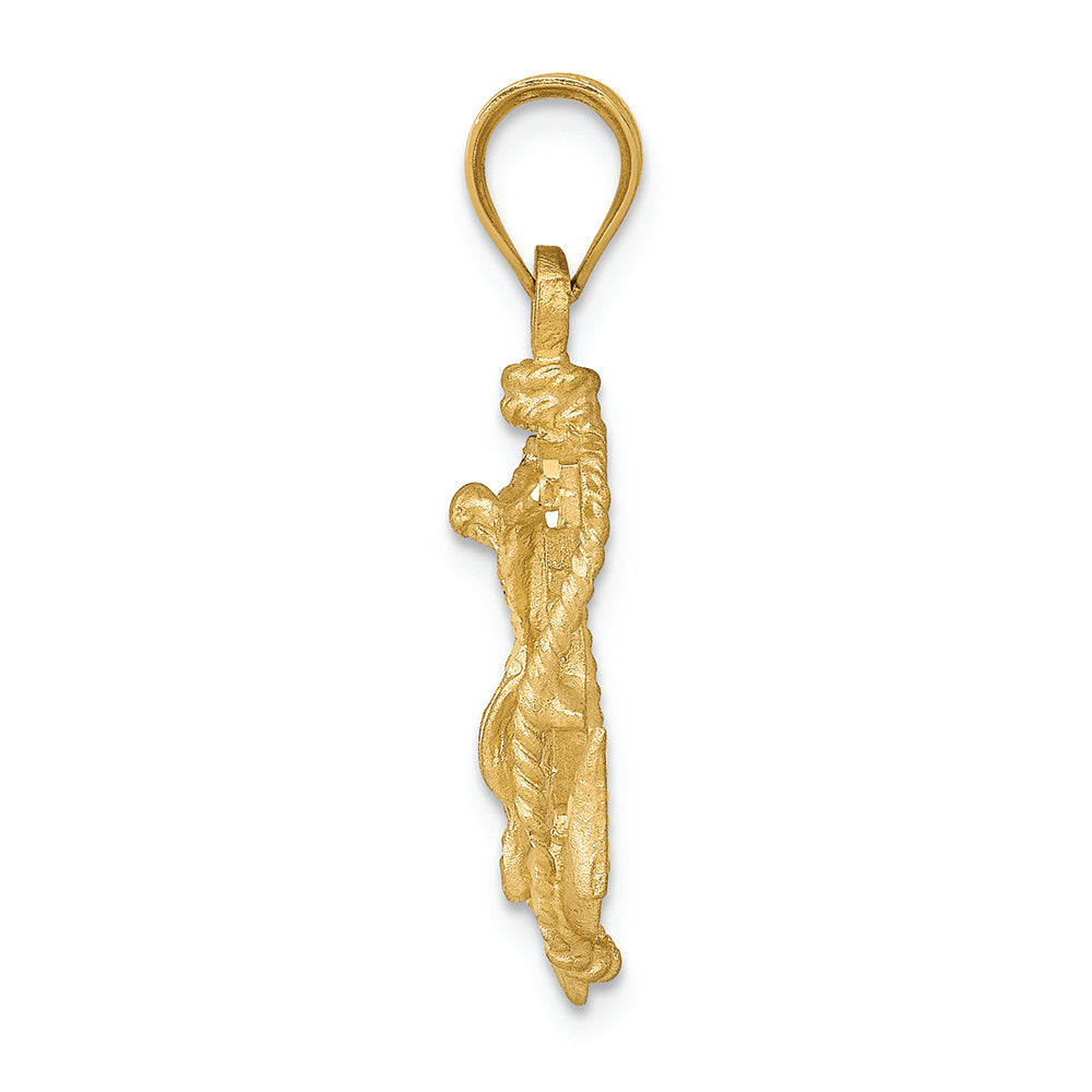 FJC Finejewelers 14k Yellow Gold Mariners Cross Charm