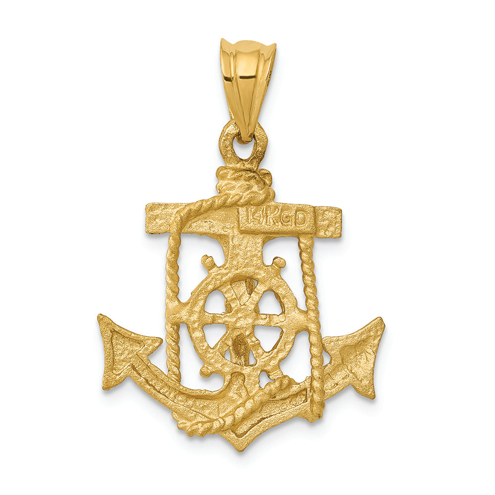 FJC Finejewelers 14k Yellow Gold Mariners Cross Charm