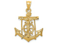 FJC Finejewelers 14k Yellow Gold Mariners Cross Charm
