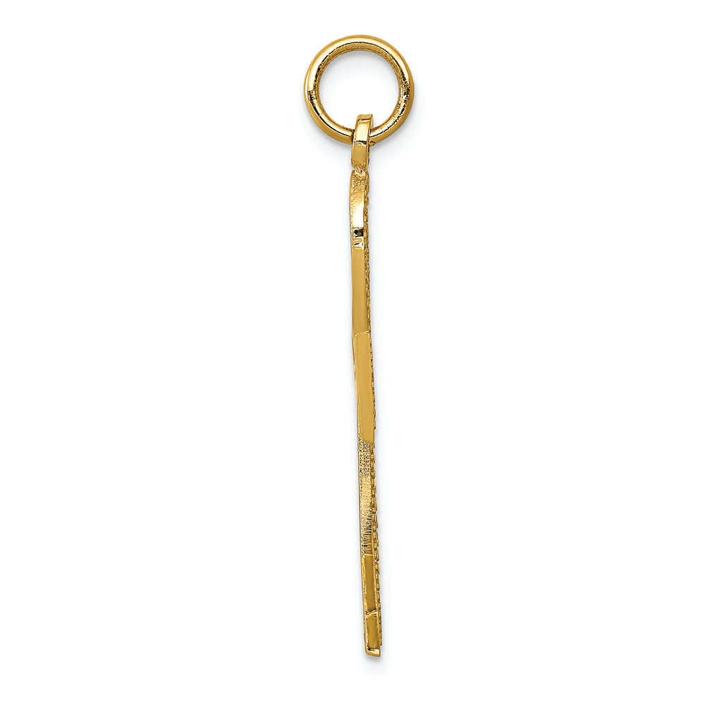 FJC Finejewelers 14k Yellow Gold Ankh Cross Charm