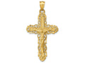 FJC Finejewelers 14k Yellow Gold Crucifix Charm