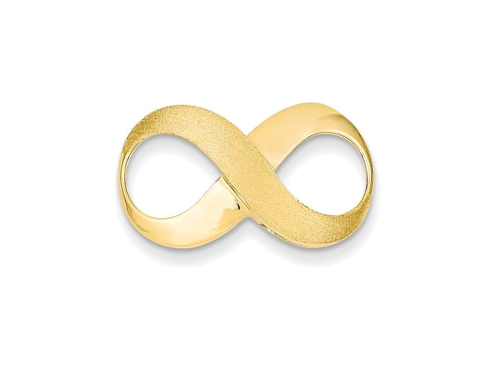 FJC Finejewelers 14k Yellow Gold Figure Eight Infinity Polished Chain Slide