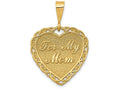 FJC Finejewelers 14k Yellow Gold For My Mom Charm
