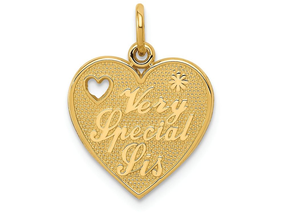 FJC Finejewelers 14k Yellow Gold Very Special Sister Charm