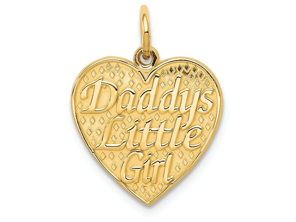 FJC Finejewelers 14k Yellow Gold Daddys Little Girl Charm
