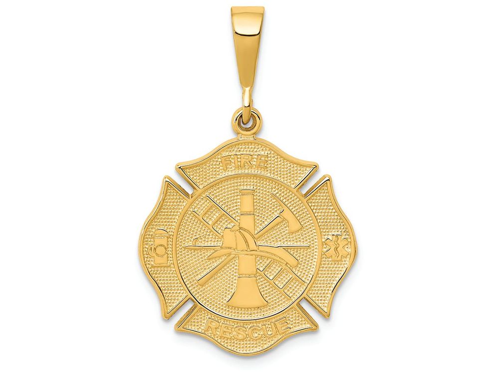 FJC Finejewelers 14k Yellow Gold Fire Rescue Charm