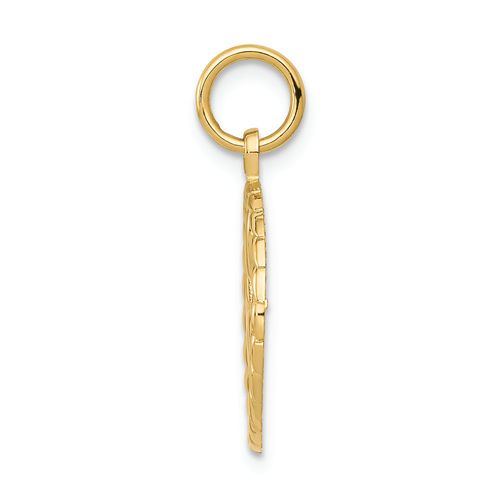 FJC Finejewelers 14k Yellow Gold Treble Clef Charm
