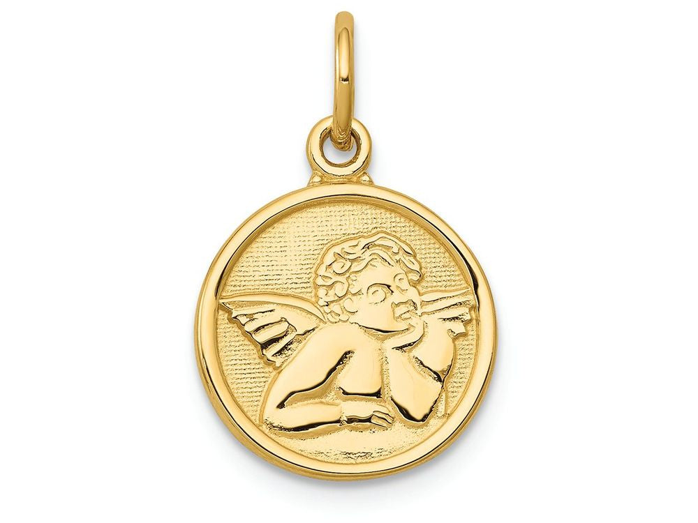 FJC Finejewelers 14k Yellow Gold Polished Angel Charm