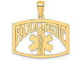 FJC Finejewelers 14k Yellow Gold Paramedic Charm