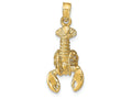 FJC Finejewelers 14k Yellow Gold Lobster Charm