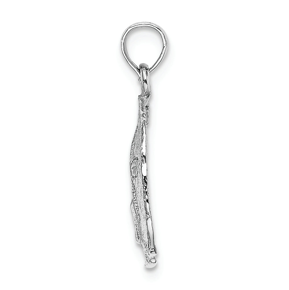 FJC Finejewelers 14k White Gold White Sand Dollar Charm