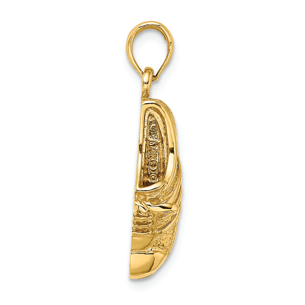 FJC Finejewelers 14k Yellow Gold Polished Track Shoe Charm