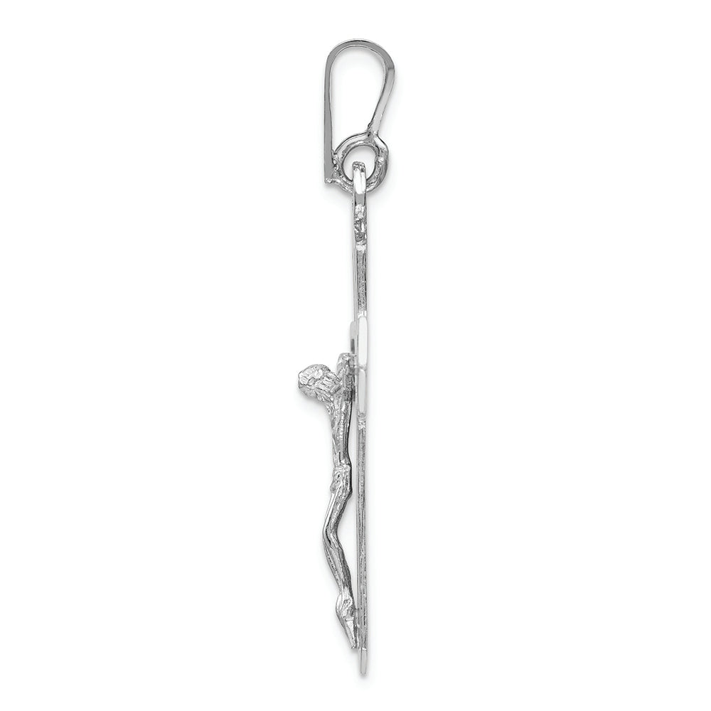 FJC Finejewelers 14k White Gold Crucifix Charm