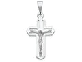 FJC Finejewelers 14k White Gold Crucifix Charm