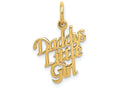 FJC Finejewelers 14k Yellow Gold Daddy's Little Girl Charm