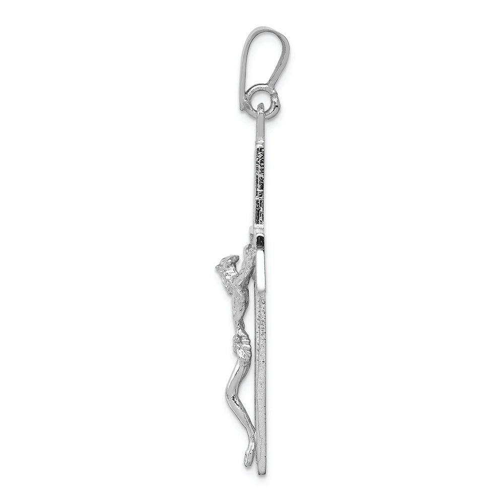 FJC Finejewelers 14k White Gold Crucifix Charm