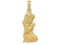 FJC Finejewelers 14k Yellow Gold Praying Girl Charm