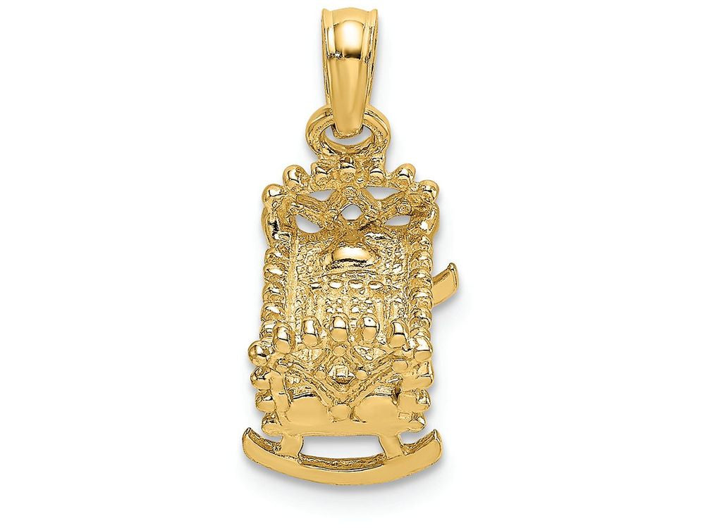 FJC Finejewelers 14k Yellow Gold Baby Cradle Charm
