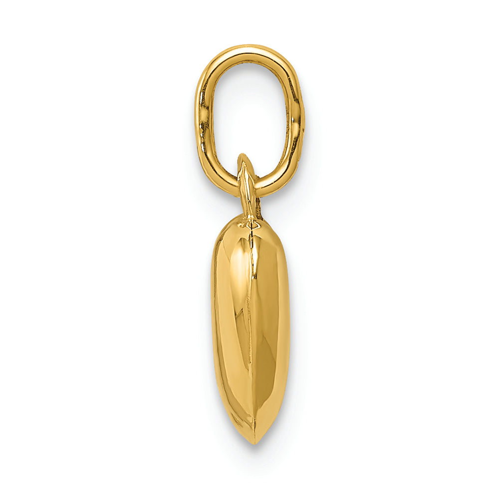 FJC Finejewelers 14k Yellow Gold Puffed Heart Charm