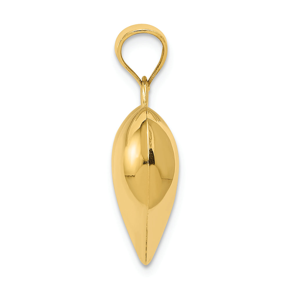 FJC Finejewelers 14k Yellow Gold Puffed Heart Charm