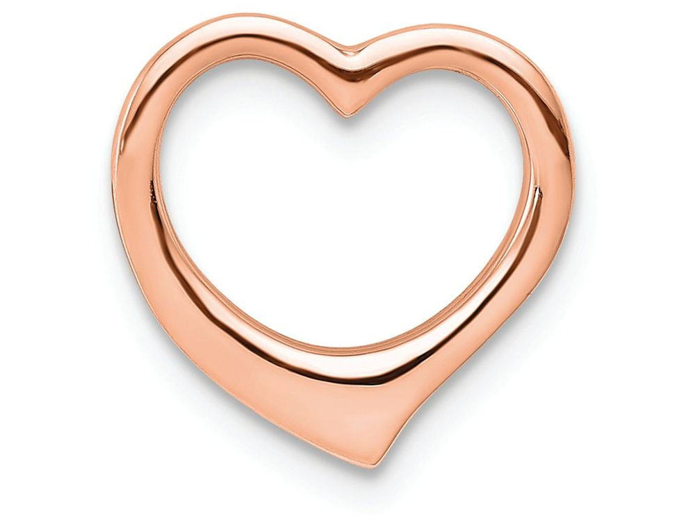 FJC Finejewelers 14k Rose Gold 3d Floating Heart Charm