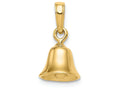 FJC Finejewelers 14k Yellow Gold 3d Moveable Bell Charm