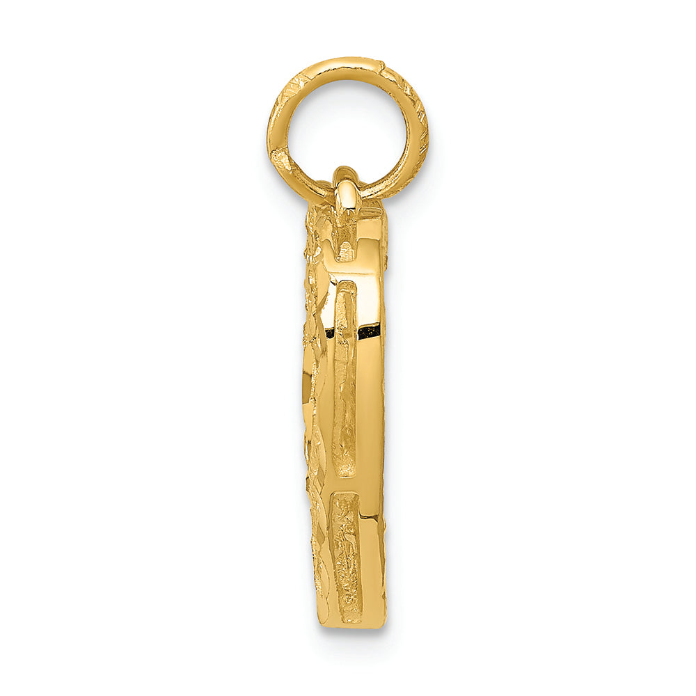 FJC Finejewelers 14k Yellow Gold Heart Charm