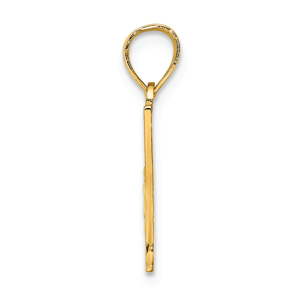 FJC Finejewelers 14k Yellow Gold #1 Charm
