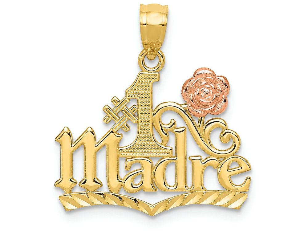 FJC Finejewelers 14k Yellow Rose Gold #1 Madre Charm