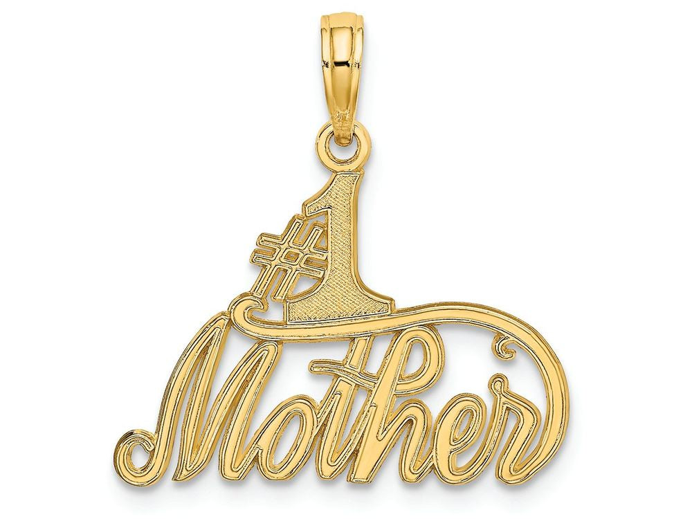 FJC Finejewelers 14k Yellow Gold #1 Mother Charm