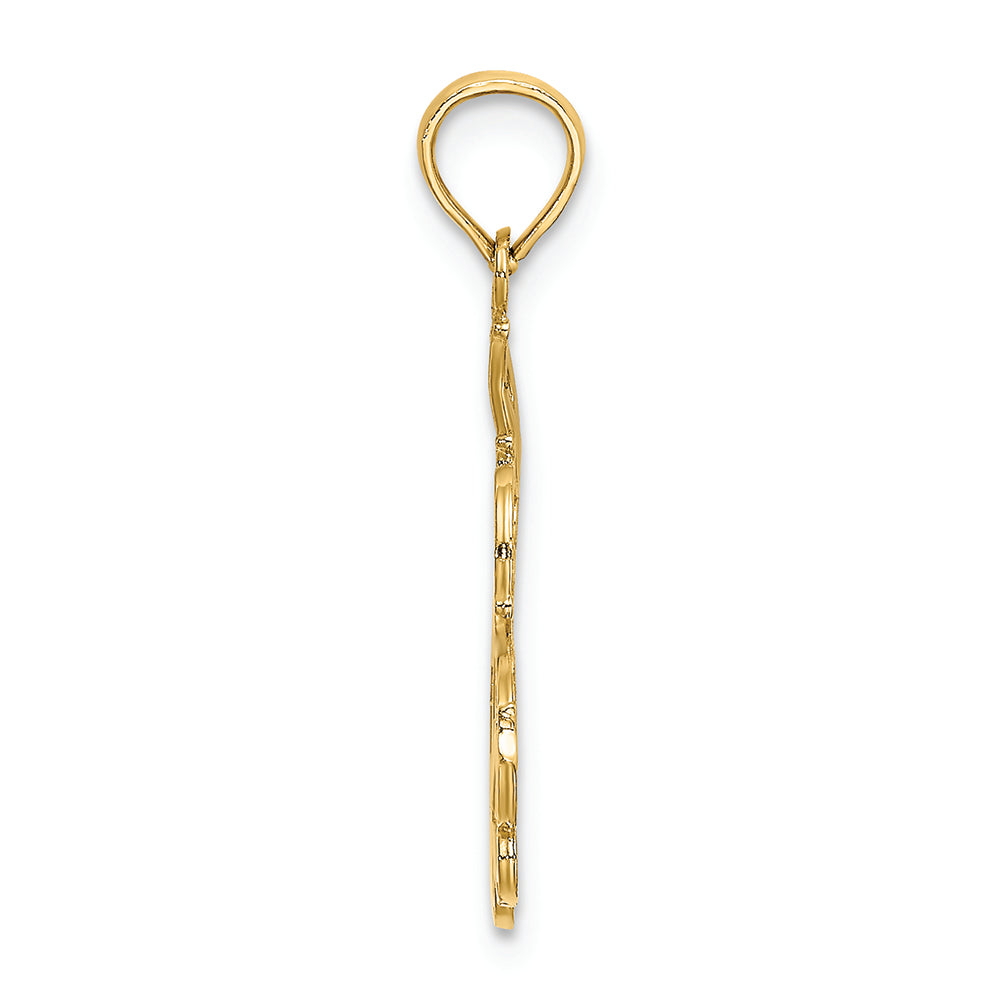 FJC Finejewelers 14k Yellow Gold I Love You Mom Charm