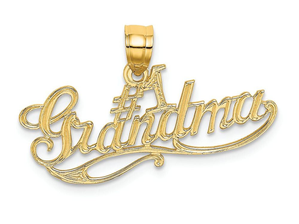 FJC Finejewelers 14k Yellow Gold #1 Grandma Charm