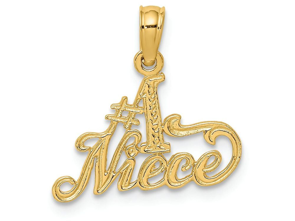 FJC Finejewelers 14k Yellow Gold #1 Niece Charm