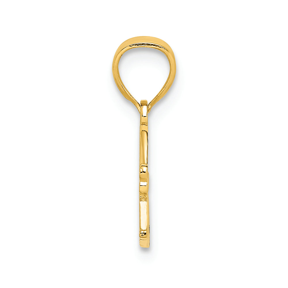 FJC Finejewelers 14k Yellow Gold I Heart Grandpa Charm