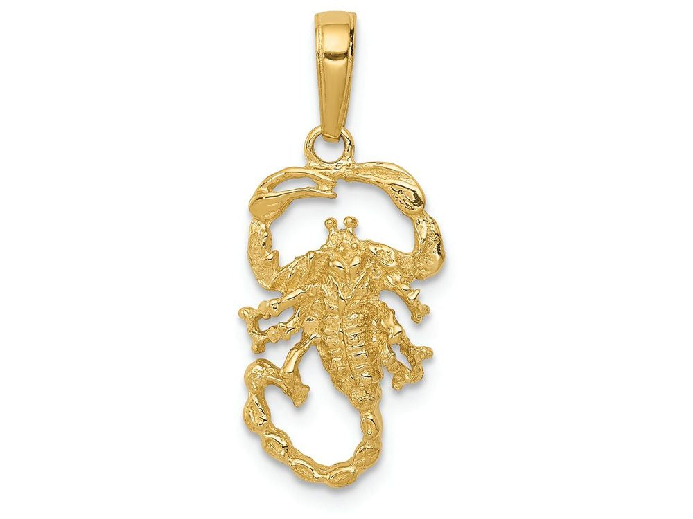 FJC Finejewelers 14k Yellow Gold Scorpion Charm