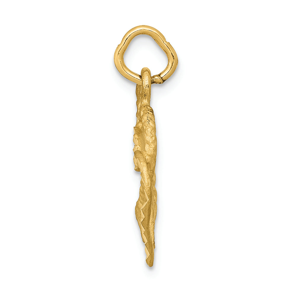 FJC Finejewelers 14k Yellow Gold Double Heart Charm