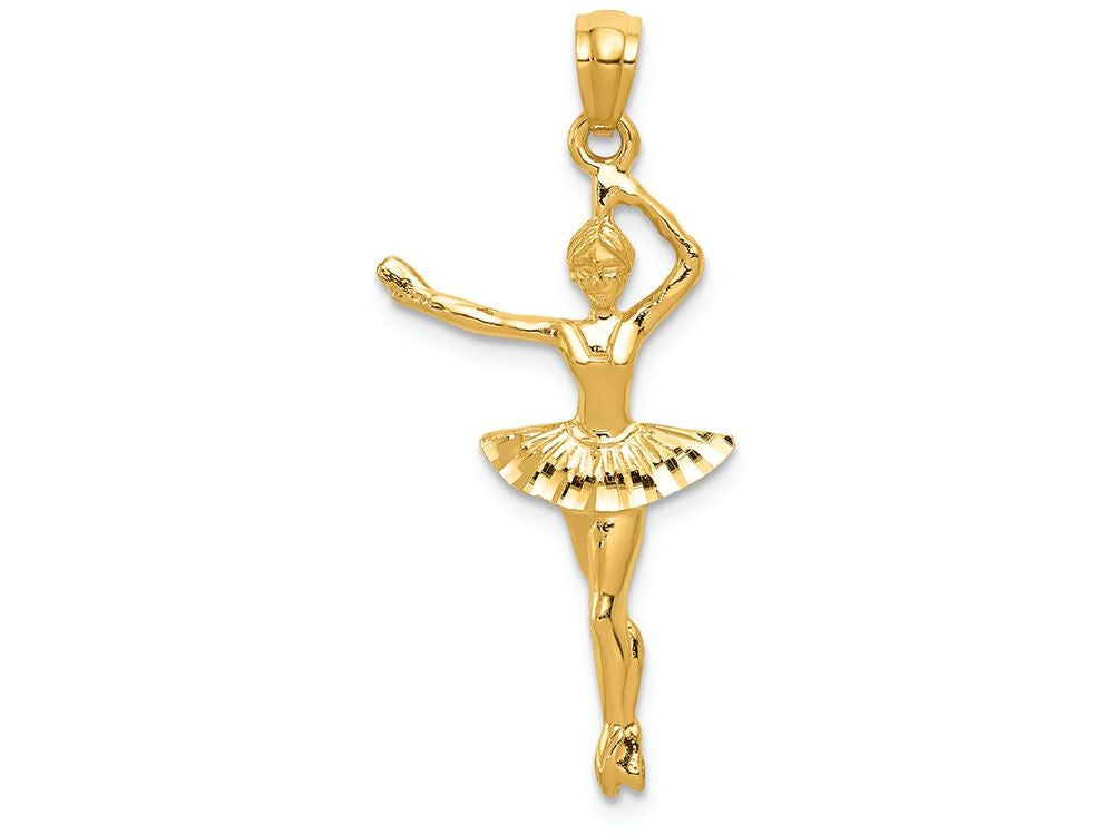 FJC Finejewelers 14k Yellow Gold Ballerina Charm