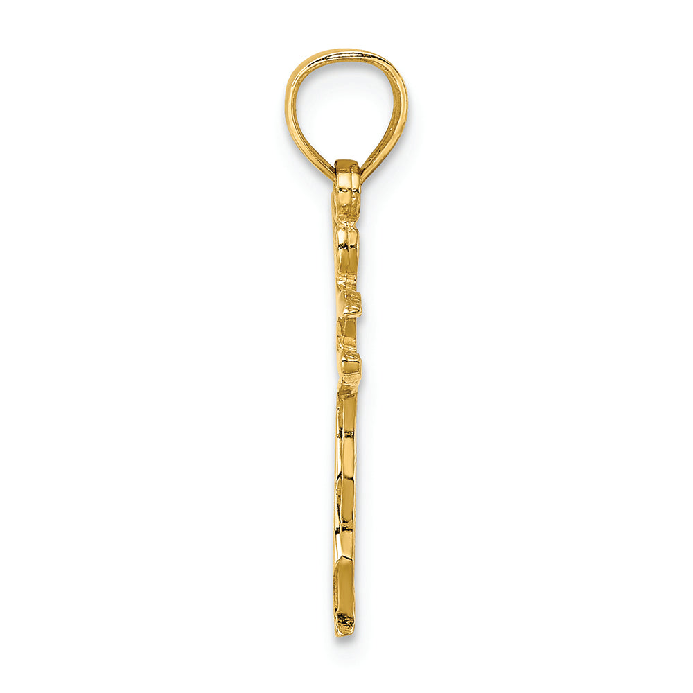 FJC Finejewelers 14k Yellow Gold Polished Dancer Charm