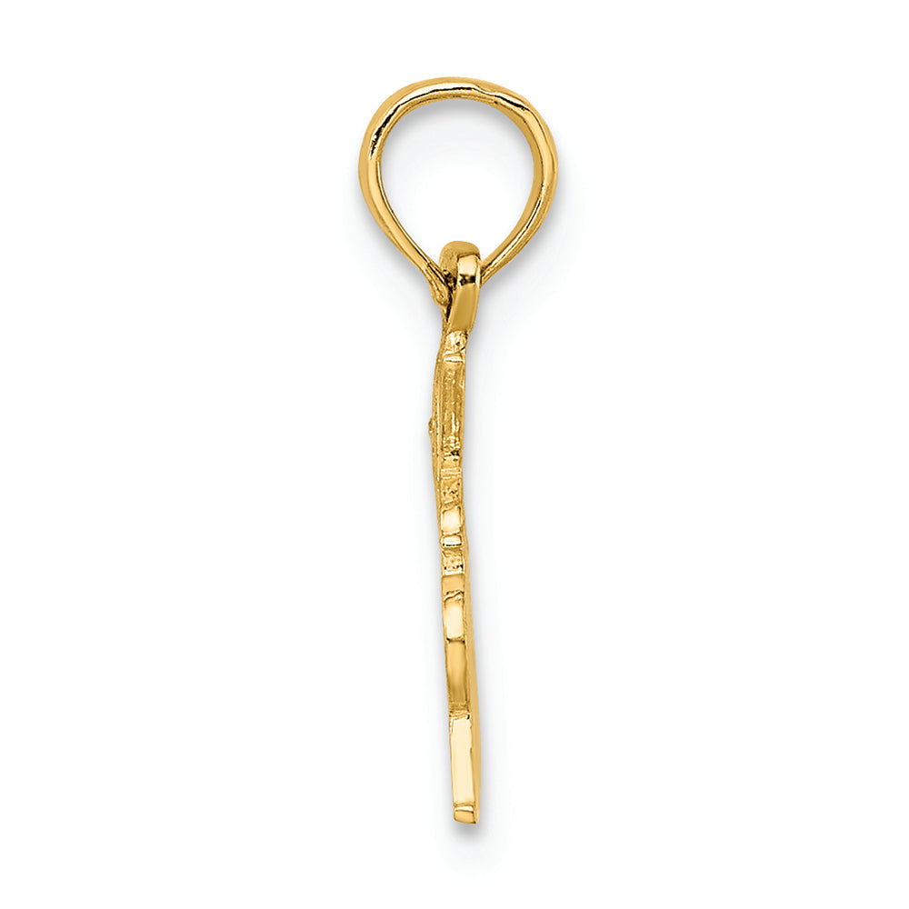 FJC Finejewelers 14k Yellow Gold #1 Drummer Charm