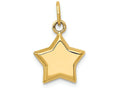 FJC Finejewelers 14k Yellow Gold 3d Puffed Star Charm
