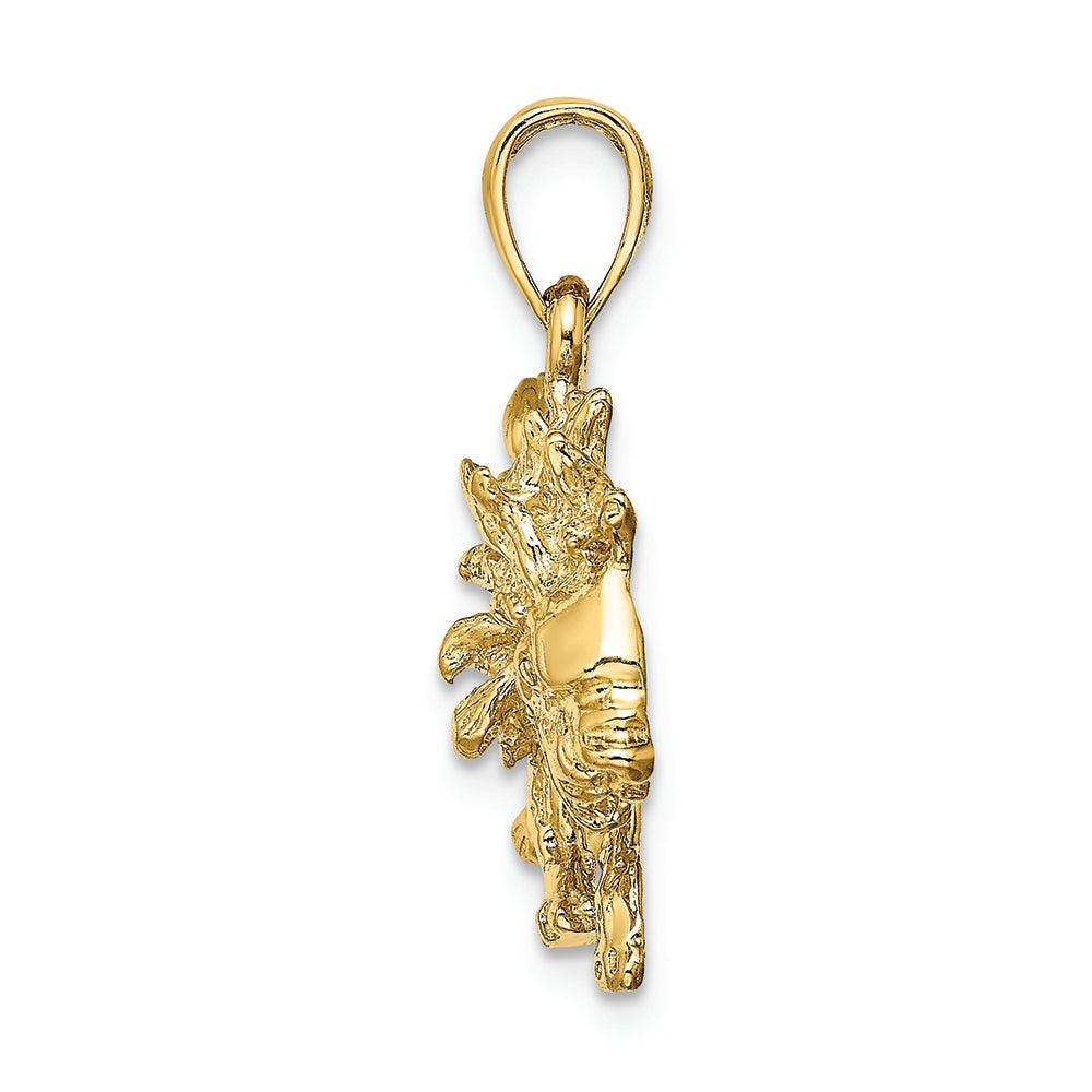 FJC Finejewelers 14k Yellow Gold Large Leo Zodiac Charm
