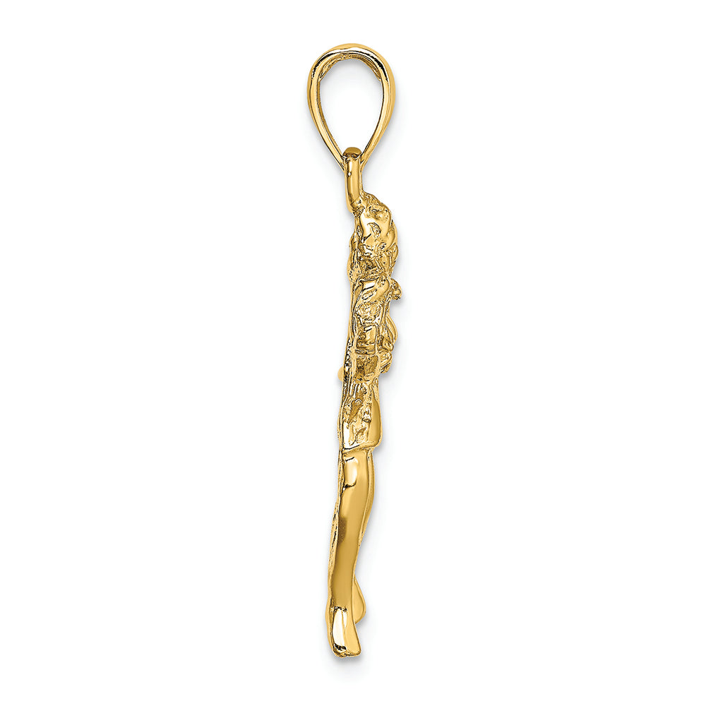 FJC Finejewelers 14k Yellow Gold Large Virgo Zodiac Charm