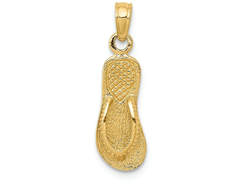 FJC Finejewelers 14k Yellow Gold Single Flip-flop Charm
